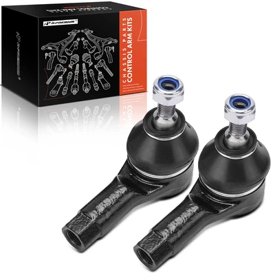 2 Pcs Front Outer Tie Rod End