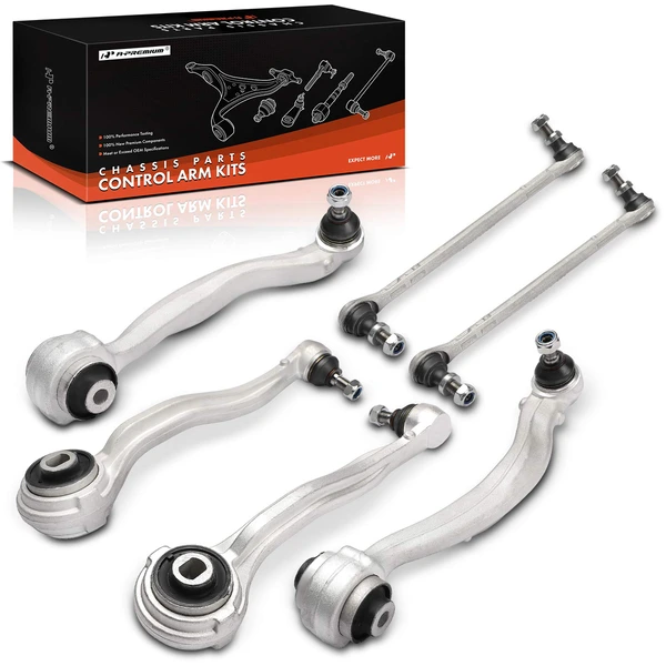 2008-2011 Mercedes-Benz C300 6 Control Arm Kit Front Side A-Premium APCA9848