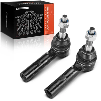 2 Pcs Front Outer Tie Rod End