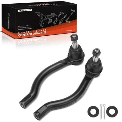 2 Pcs Front Outer Tie Rod End
