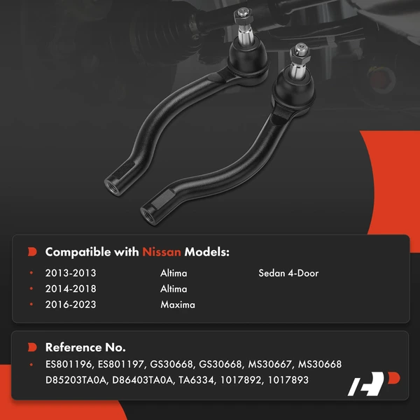 Tie Rod End Front Driver & Passenger Outer A-Premium APCA8600