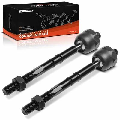 2 Pcs Front Inner Steering Tie Rod End
