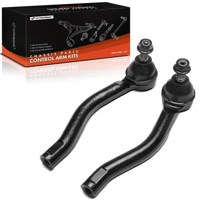 2 Pcs Front Outer Tie Rod End