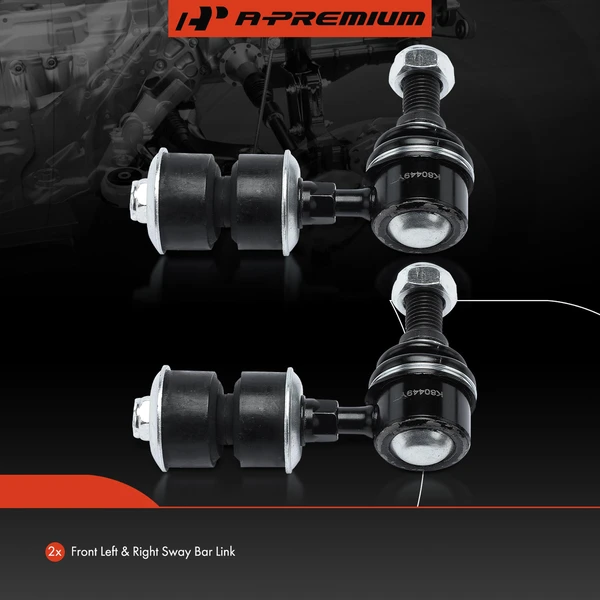 Sway Bar Link, Front Side, A-Premium APCA4736