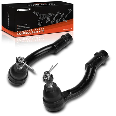 2 Pcs Front Outer Tie Rod End