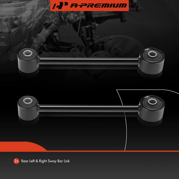 Sway Bar Link, Rear Side, A-Premium APCA6809