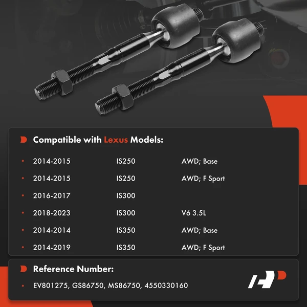 Tie Rod End Front Driver & Passenger Inner A-Premium APCA8604