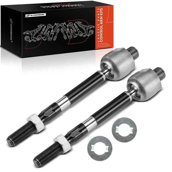 2 Pcs Front Inner Tie Rod End Kit for Honda Civic 16-23 HR-V Insight Acura