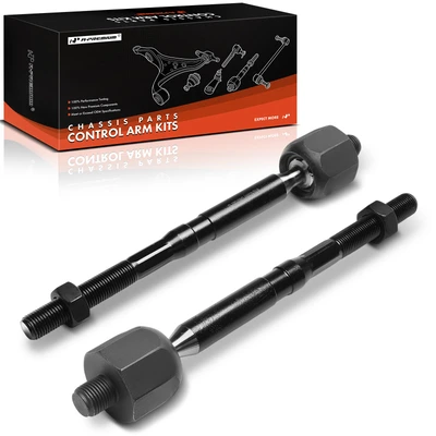 2 Pcs Front Driver & Passenger Inner Tie Rod End