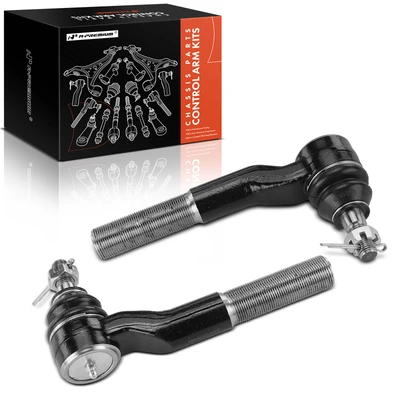 2 Pcs Front Outer Tie Rod End