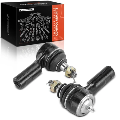 2 Pcs Front Outer Tie Rod End