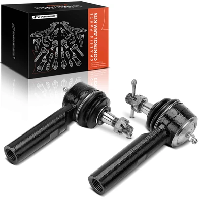 2 Pcs Front Outer Tie Rod End