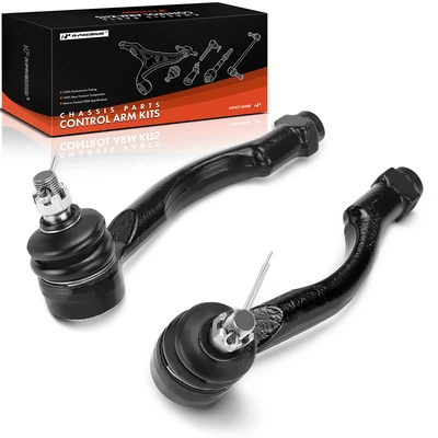 2 Pcs Front Outer Tie Rod End