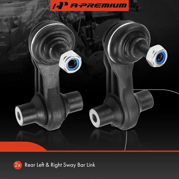 Sway Bar Link, Rear Side, A-Premium APCA6828