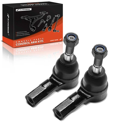 2 Pcs Front Outer Tie Rod End