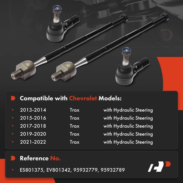 Tie Rod End Front Inner & Outer A-Premium APCA8607