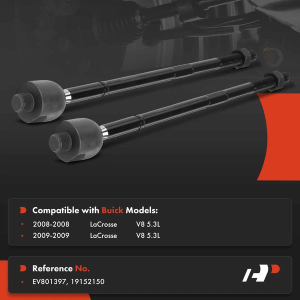 Tie Rod End Front Driver & Passenger Inner A-Premium APCA8609