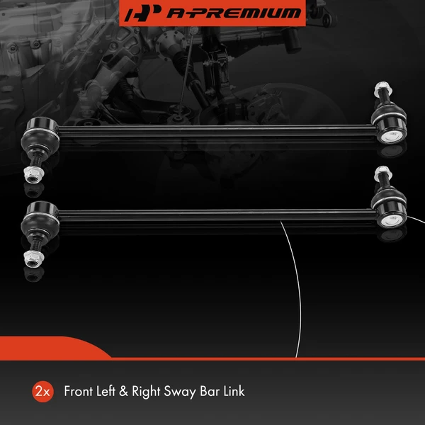 Sway Bar Link, Front Side, A-Premium APCA6832