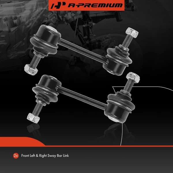 Sway Bar Link, Front Side, A-Premium APCA4760
