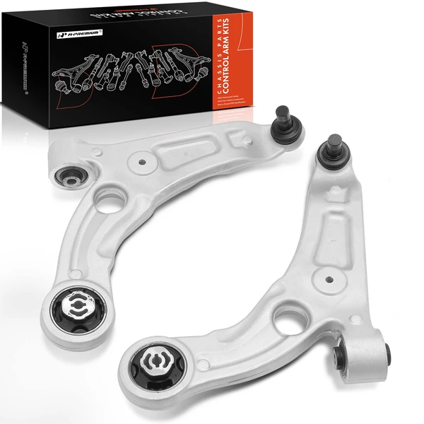 2015-2017 Chrysler 200 2-Pc Control Arm and Ball Joint Kit, Front Lower with Ball Joint A-Premium APCA4762