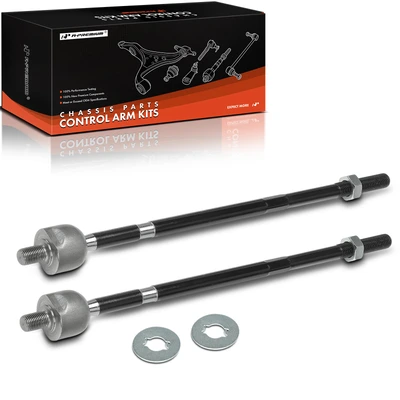 2 Pcs Front Driver & Passenger Inner Steering Tie Rod End