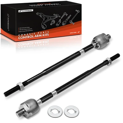 2 Pcs Front Inner Tie Rod End