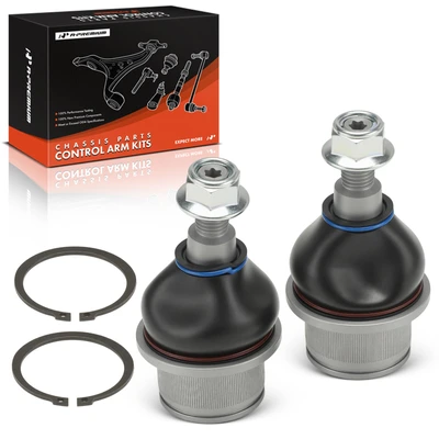2 Pcs Front Ball Joints