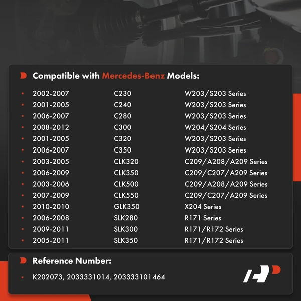 2-Pc Control Arm Bushing Kit, Front Lower Forward A-Premium APCA9946