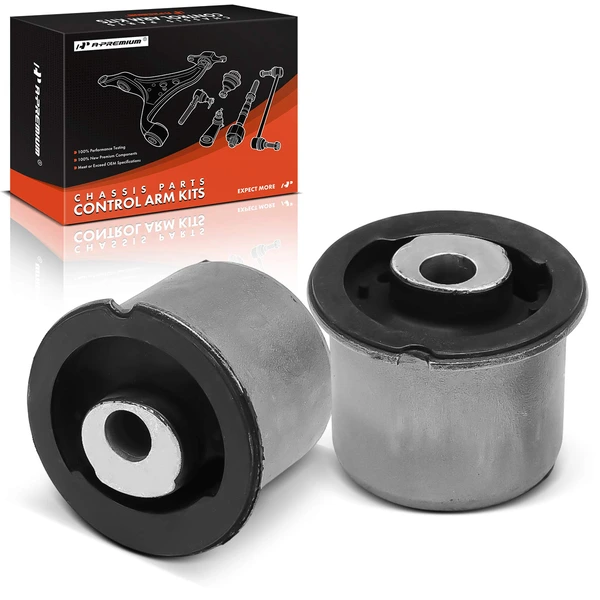 2007-2015 Audi Q7 2-Pc Control Arm Bushing, Front Lower Rearward A-Premium APCA9004