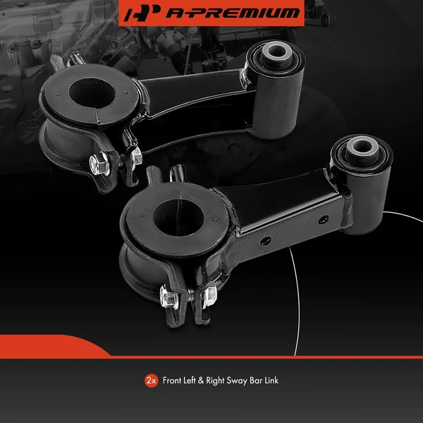 Sway Bar Link, Front Side, A-Premium APCA4751