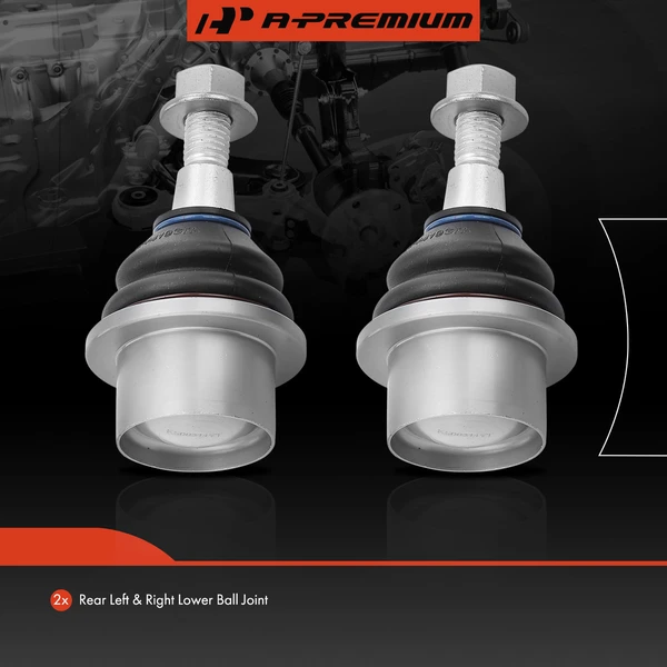 2 Pcs Rear Lower Ball Joint for Cadillac SRX 2010-2016 Saab 9-4X 2011