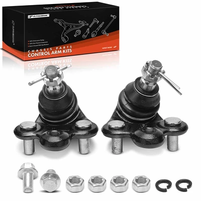 2 Pcs Front Lower Ball Joint
