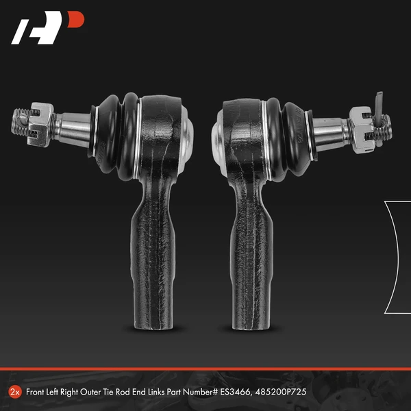 2 Pcs Outer Steering Tie Rod End for Nissan Frontier Pathfinder INFINITI Q45 J30