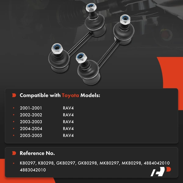 Sway Bar Link Rear Driver & Passenger A-Premium APCA8259
