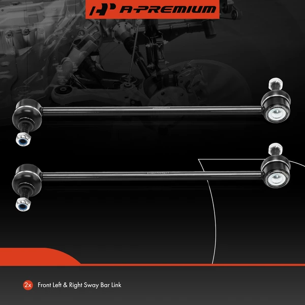 Sway Bar Link, Front Side, A-Premium APCA6346