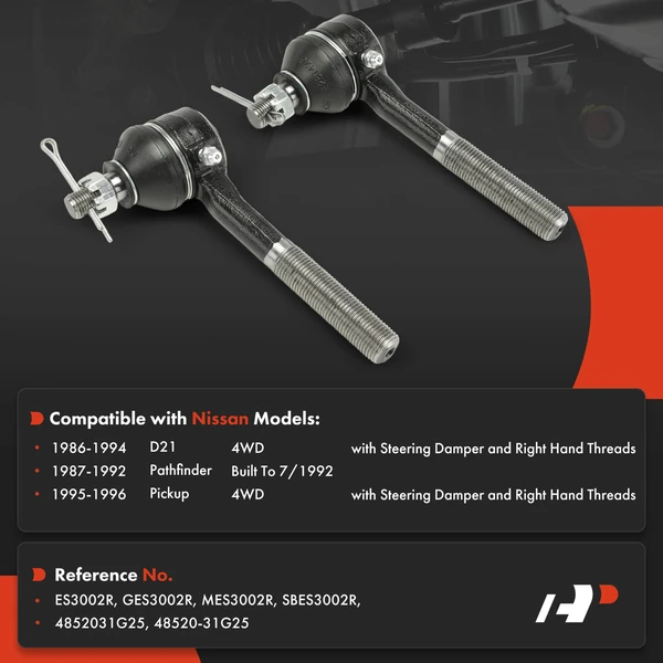 Tie Rod End Front Outer A-Premium APCA9008