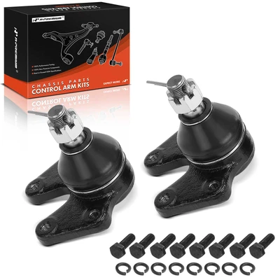 2 Pcs Front Lower Suspension Ball Joint Kit