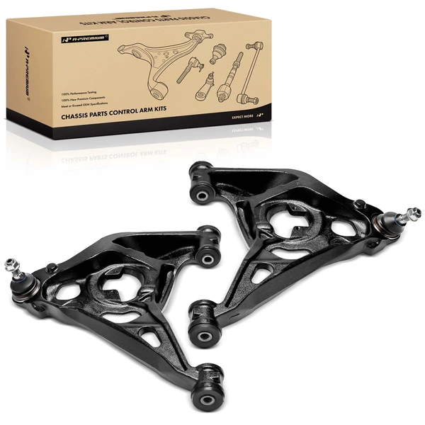 2009-2019 Chevrolet Express 4500 Control Arm and Ball Joint Kit Front Driver & Passenger Lower A-Premium APCA8250