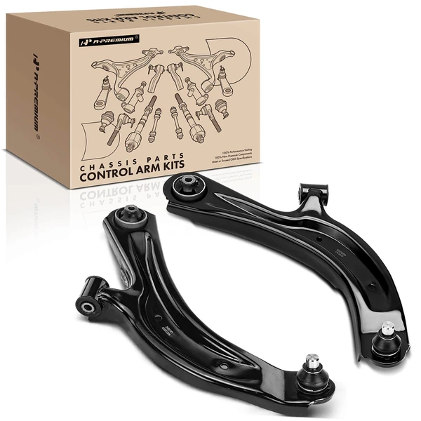 2-Pc Control Arm and Ball Joint Kit, Front Driver & Passenger Lower with Ball Joint A-Premium APCA6004