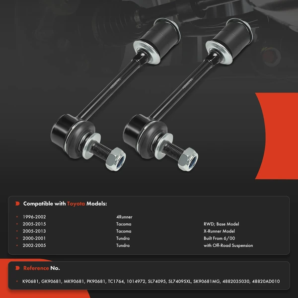 Sway Bar Link Front Side A-Premium APCA8262