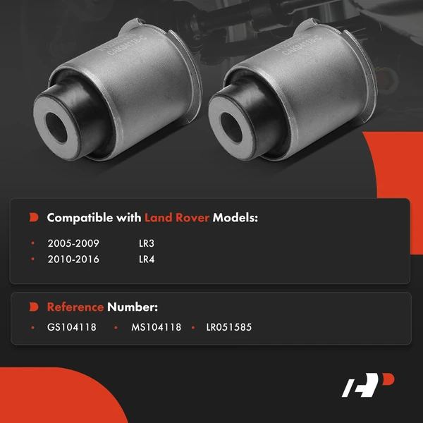 2-Pc Control Arm Bushing, Front Lower Forward A-Premium APCA9952