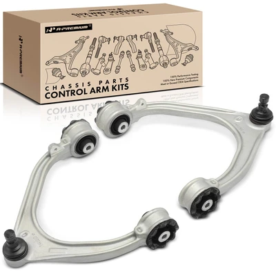 2 Pcs Front Upper Control Arm with Ball Joint