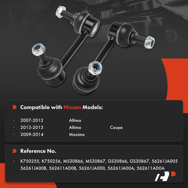 Stabilizer Sway Bar Link Rear Driver & Passenger A-Premium APCA8273