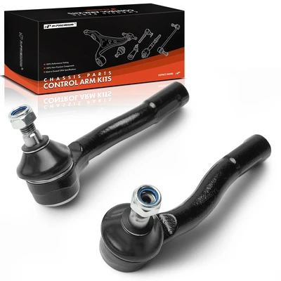 2 Pcs Front Outer Tie Rod End