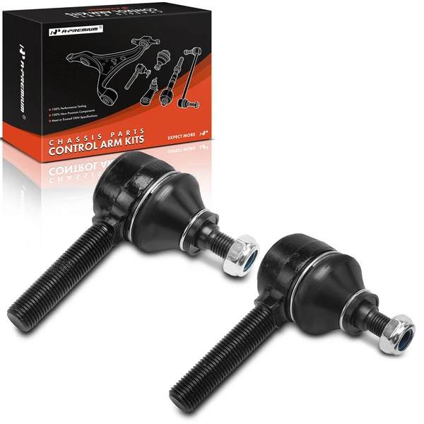 2 Pcs Outer Tie Rod End for BMW E34 E39 525i 530i 535i E32 E38 735i E31 840Ci