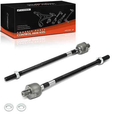 2 Pcs Front Inner Steering Tie Rod End