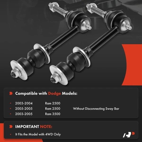 Sway Bar Link Front Driver & Passenger A-Premium APCA8282