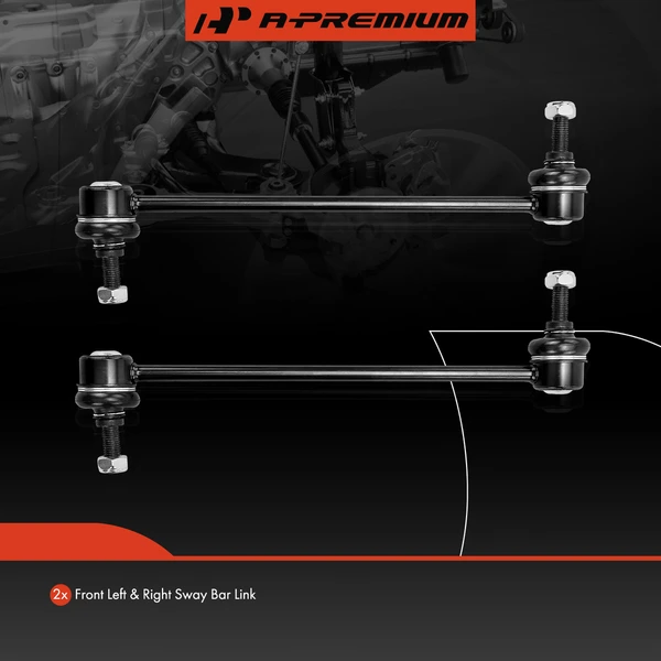 Sway Bar Link, Front Side, A-Premium APCA4786