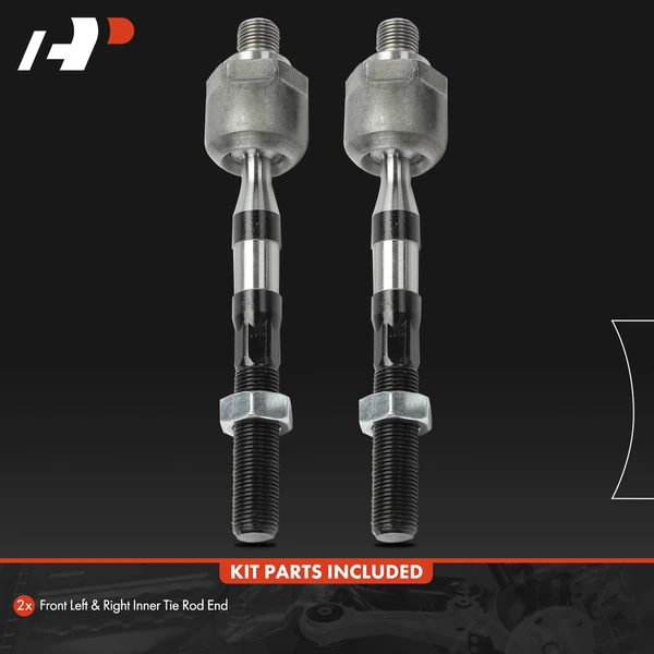 2 Pcs Front Inner Tie Rod End for Hyundai Azera 2006-2011 Sonata 2006-2010 Kia