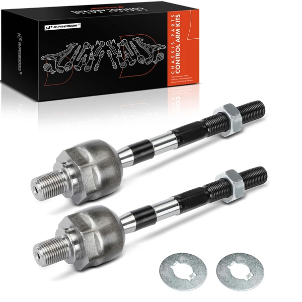 2 Pcs Front Inner Tie Rod End for Kia Amanti 2004-2006 V6 3.5L DOHC